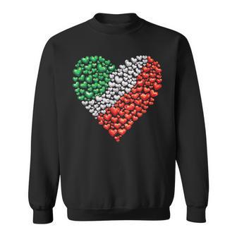 Italy Flag Heart Of Passion For Italy Sweatshirt - Geschenkecke