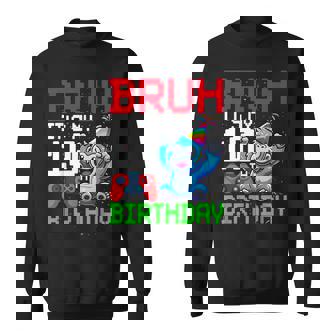 It's My 10Th Birthday 10 Years Old Gorilla Video Game Sweatshirt - Monsterry