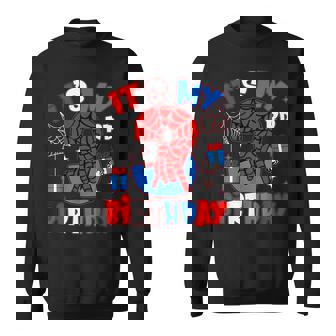 It's My 3Rd Birthday Spider Theme Party Boy Birthday Sweatshirt | Mazezy