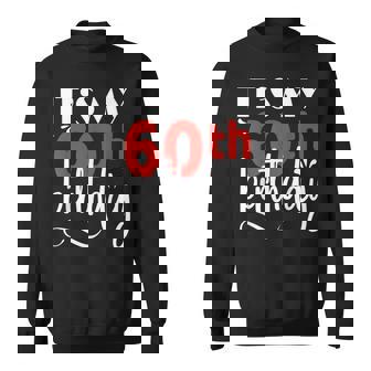 It's My 60Th Birthday T Diseño Gráfico Celebración Camisa de entrenamiento - Regaloses