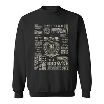 It's A Browne Thing Browne Name Sweatshirt | Mazezy