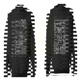 It's A Manning Thing Manning Name Sweatshirt | Mazezy