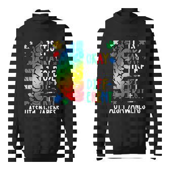 It's Okay To Be Different Autism Awareness Month In April Sweatshirt | Mazezy