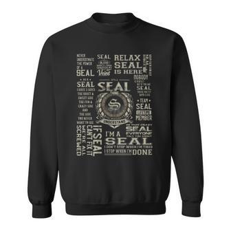 It's A Seal Thing Seal Name Sweatshirt | Mazezy