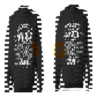 It's Been A Wild 100 Days Happy 100Th Day Of School Leopard Sweatshirt - Seseable