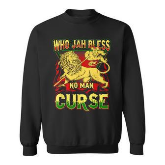 Who Jah Bless No Man Curse Reggae Lover Rasta Sweatshirt - Geschenkecke