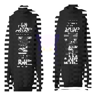 Japan Anime Manga It's Not Cartoons It's Anime Sweater e - Cadeauxyz