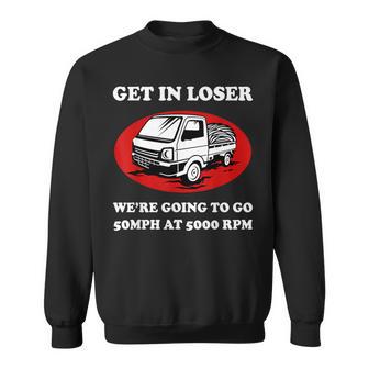 Jdm Get In Loser Mini Truck Japan Kei Truck 4Wd Off Road Men Sweatshirt - Monsterry