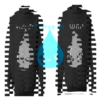 Je M'égoutte Jolie Goutte D'eau Kawaii Sweater e - Cadeauxyz