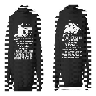 Je N'ai Pas Besoin De Thérapie D'aller À La Montagne Sweater e - Cadeauxyz