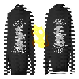 Je Ne Suis Pas Antisocial Je Suis Un Chat Sarcastique Sweater e - Cadeauxyz