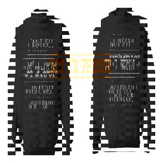 Je Ne Suis Pas Parfait Mais Je Suis Français Sweater e - Cadeauxyz