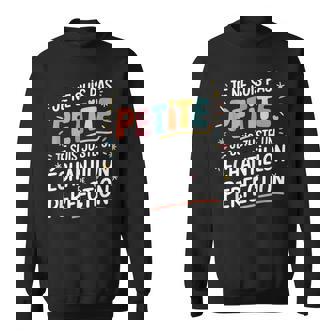 Je Ne Suis Pas Petite Humour Amusant Style Casual Sweater e - Cadeauxyz