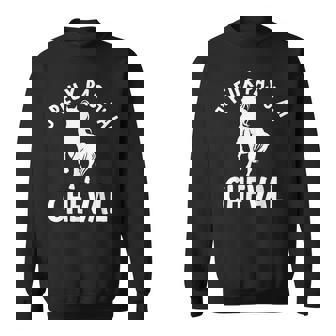 Je Peux Pas J'ai Cheval Cadeau Équestre Cavalière Sweater e - Cadeauxyz
