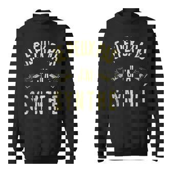 Je Peux Pas J'ai Synthé Cadeau Humour Musicien Synthétiseur Sweater e - Cadeauxyz