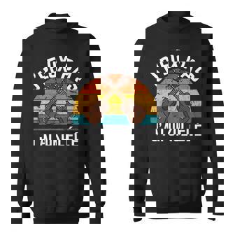 Je Peux Pas J'ai Ukulélé Rétro Humour Musicien Musique Sweater e - Cadeauxyz