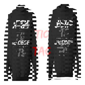 Je Suis Tic Je Cherche Tac Déguisement Tic Et Tac Duo Sweater e - Cadeauxyz