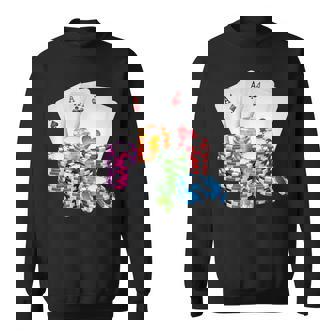 Jeu De Poker Jeu De Cartes Puces Casino Poker Holdem Sweater e - Cadeauxyz