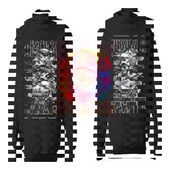 Joli Motif De Chat Pirate Pour Les Amoureux Des Chats Et Les Propriétaires D'animaux Sweater e - Cadeauxyz