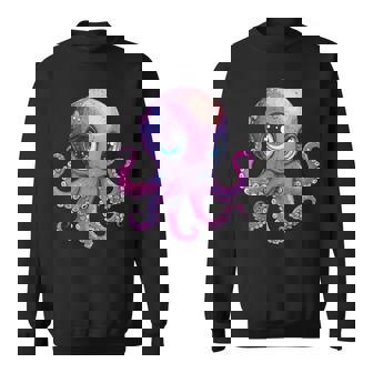 Jolie Pieuvreiolette Aux Gros Yeux Sweater e - Cadeauxyz