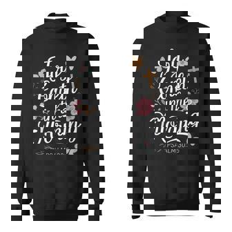 JOY COMETH IN THE MORNING Psalm 30 Sweatshirt - Monsterry