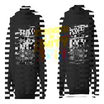 Juneteenth 1865 A Legacy Of Strength In Unity And Freedom Sweatshirt - Monsterry