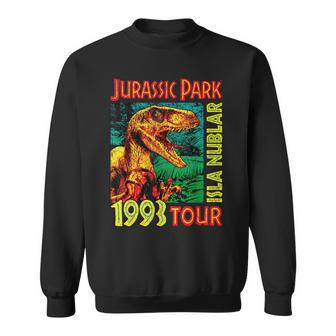 Jusrassic Park Isla Nublar 1993 Tour Poster Sweatshirt - Geschenkecke