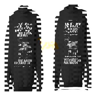 Just A Boy Who Loves African Wild Dogs Sweatshirt - Monsterry