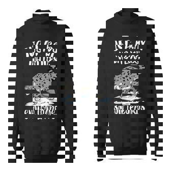 Just A Boy Who Loves Snow Leopards Animal Sweatshirt - Monsterry