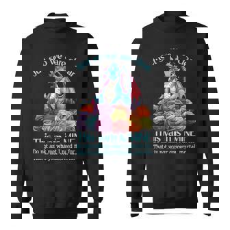 Just So We Are Clear This Yarn Is Mine Dragon Yarn Sweatshirt - Thegiftio UK