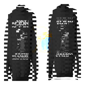 Just Tap It In Graphic Golfs Outfits Sports Movies Sweatshirt - Monsterry