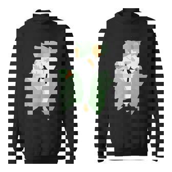 Karate Martial Arts Belt Faceless Cartoon Sweatshirt - Monsterry