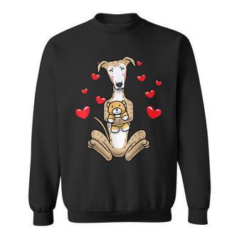 Kawaii Galgo Español Dog Cuddly Toy Spanish Greyhound Sweatshirt - Geschenkecke