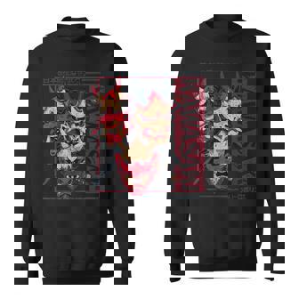 Kawasaki City Retro Japonais Noh Masques Années 80 Kawasaki Sweater e - Cadeauxyz