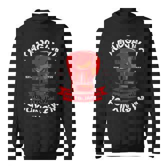 Kbg Kamogawa Gants De Boxe Tokyo Japon Est 1950 Sweater e - Cadeauxyz
