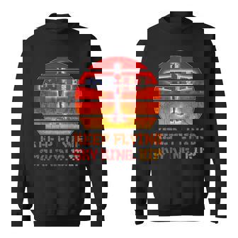 Keep Flying Sky King RIP Aviation Fallen Veteran Pilot Premium Sweatshirt - Monsterry