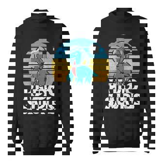 KIDDO SAURUS T Rex Dinosaur Cousin Saurus Young Family Sweatshirt - Monsterry