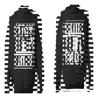 Kids Straight Outta Timeout Toddler Childs Youth Sweatshirt - Monsterry