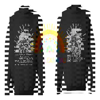 Kindergarten We Are Hungry For Learning School Sweatshirt - Monsterry