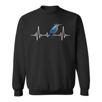 Kingfisher Heartbeat Great Bird Watch Sweatshirt - Geschenkecke