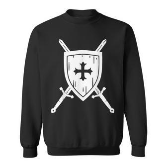 Knight Costume Knight Costume Shield Sword Sweatshirt - Geschenkecke