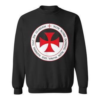 Knights Templar Cross And Seal Knight Sweatshirt - Geschenkecke