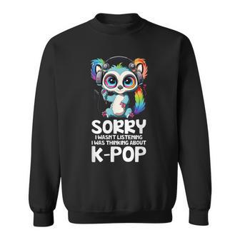 Kpop Items Bias Lemur Korean Pop Tie Dye Fan Merchandise Sweatshirt - Geschenkecke