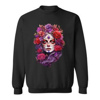 La Catrina Cool Dia De Muertos Day Of The Dead Sweatshirt - Geschenkecke