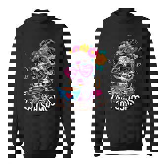 La Chismosa Mexican Chisme Español Esqueleto Calavera Camisa de entrenamiento - Regaloses