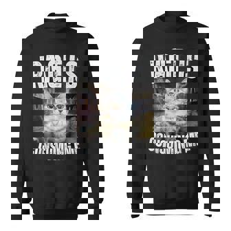 La Rage Me Consume Mème Drôle De Chat Sweater e - Cadeauxyz
