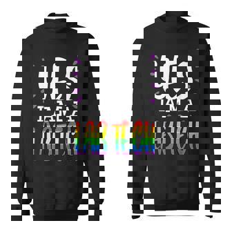 Lab Tech Gay Pride LGBT Rainbow Flag Laboratory Technician Sweatshirt - Monsterry