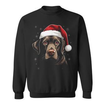 Labrador Dog Christmas Walking Dog Fan Sweatshirt - Geschenkecke