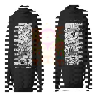 Labubu Cute Labubu The Monsters Pink Meme Sweatshirt - Thegiftio UK