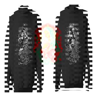 Our Lady Virgen De Guadalupe Virgin Mary Catholic Saint Sweatshirt - Monsterry